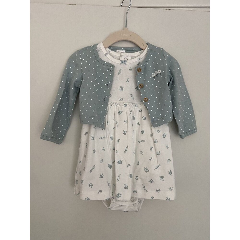EUC Dress And Cardigan Combo (9 Months)